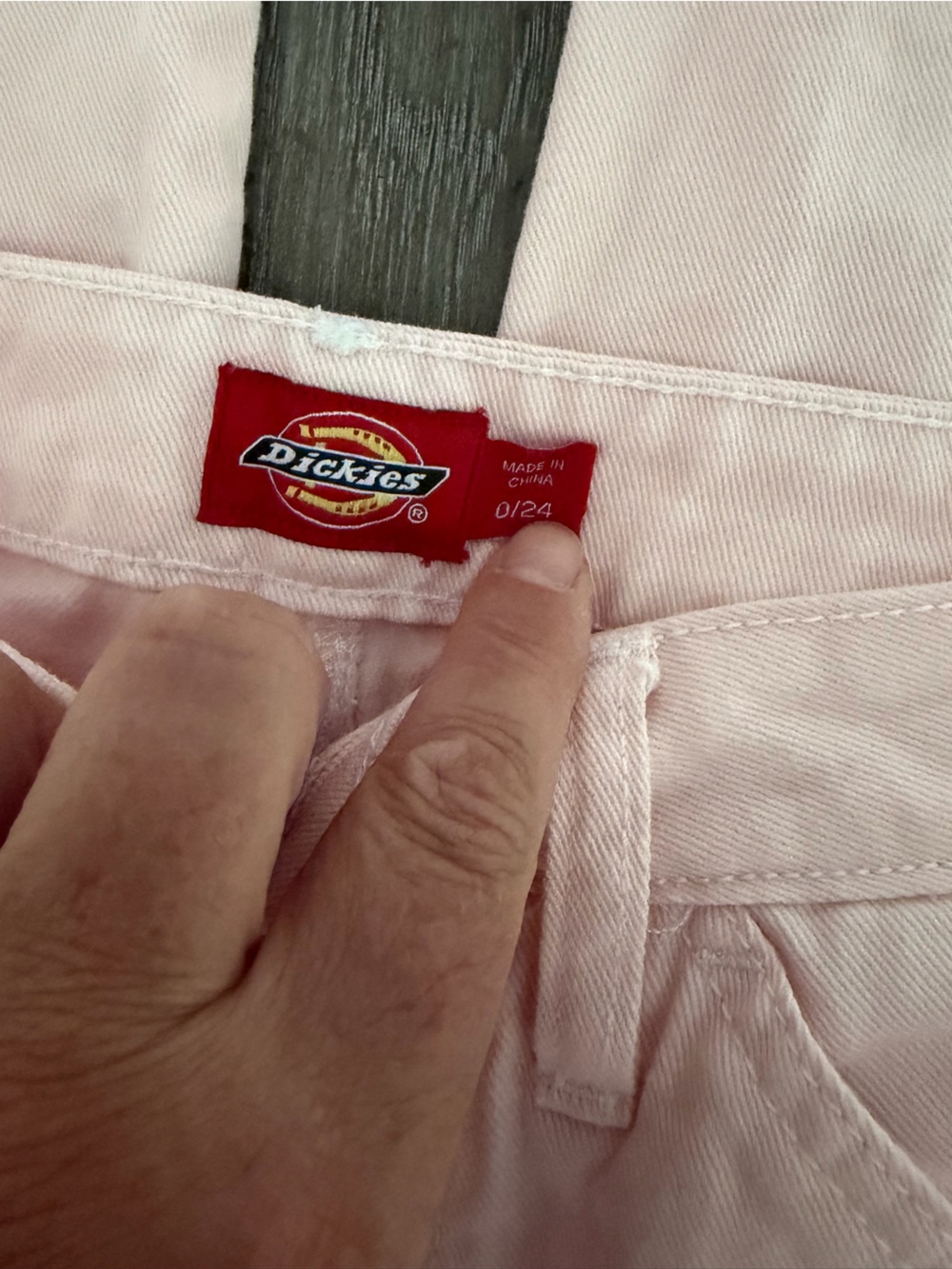 Women's Light Pink Dickies Jeans - Picture 7 of 13